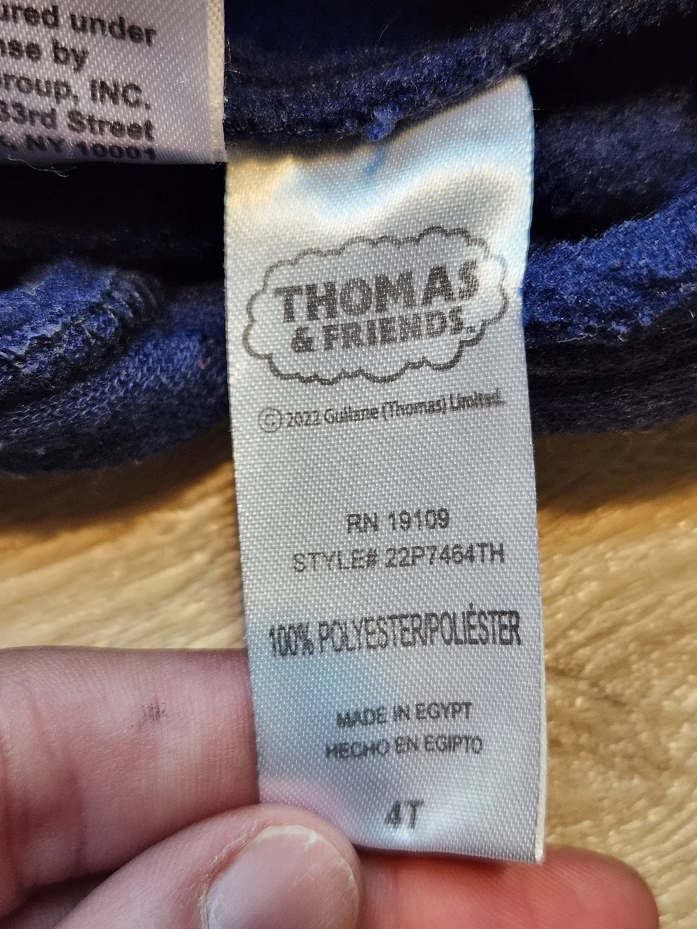 Thomas & Friends Navy Blue Pullover Hoodie with Thomas Graphic